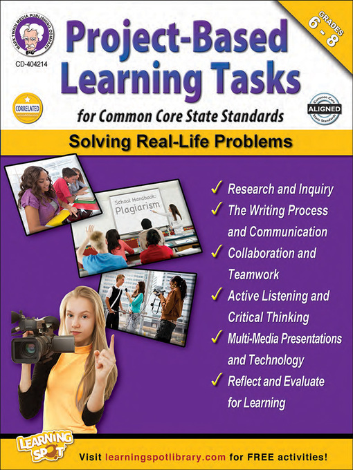 Title details for Project-Based Learning Tasks for Common Core State Standards, Grades 6 - 8 by Cameron - Available